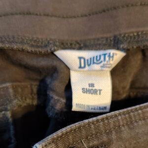 Women's 18 Short Work Pants Dark Green